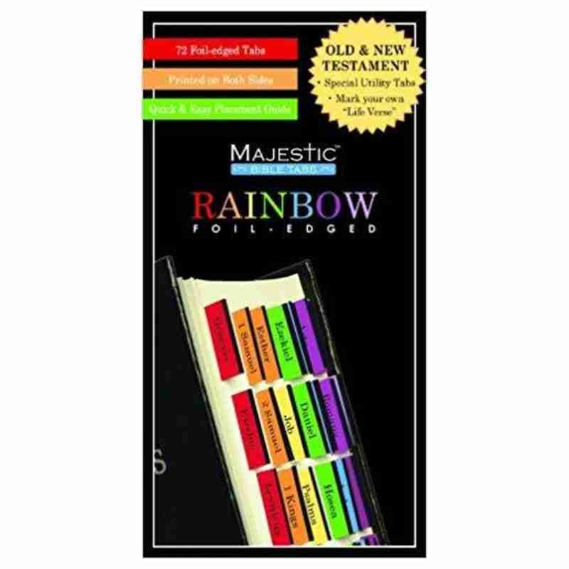 Majestic Rainbow Bible Tabs