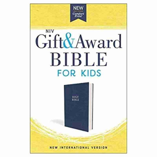 NIV Gift and Award Bible For Kids Blue - Red Letter Edition