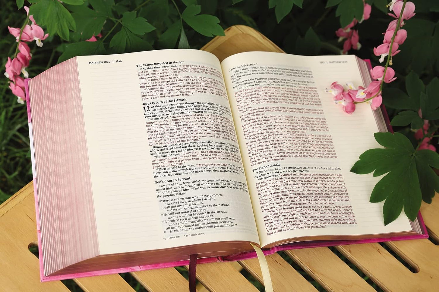 NIV Artisan Collection Bible, Red Letter Edition [Pink]