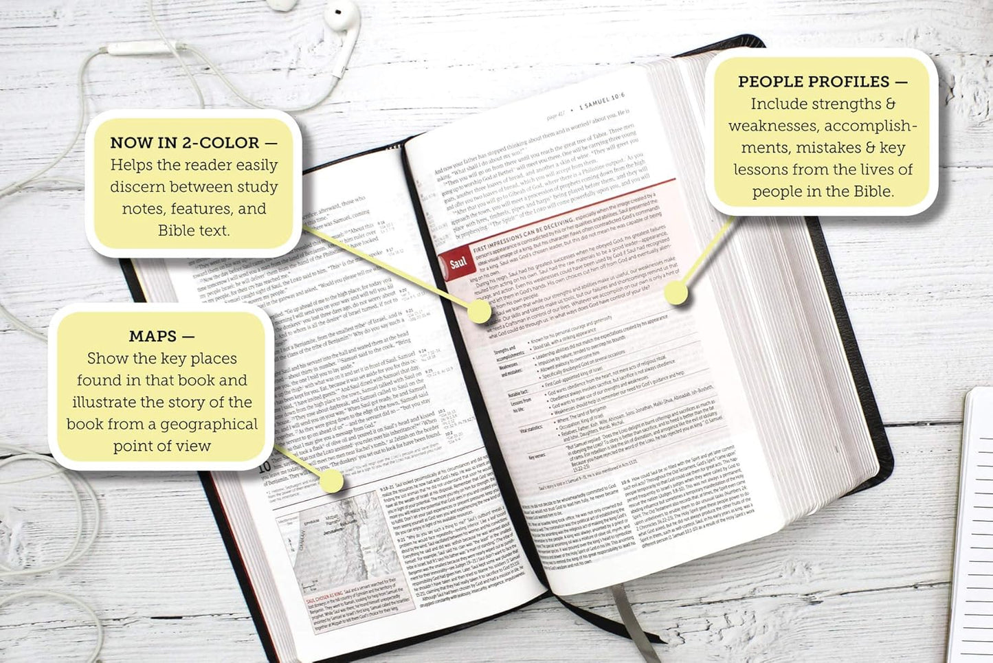 NIV Life Application Study Bible, Personal Size, Third Edition, Red Letter [Brown]