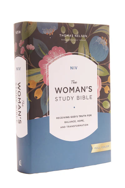The Woman's Study Bible, NIV, Full-Colour Edition- Imitation Leather-Blue Brown