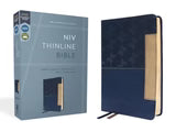 NIV Thin line Bible Blue (Red Letter Edition) Premium Imitation Leather