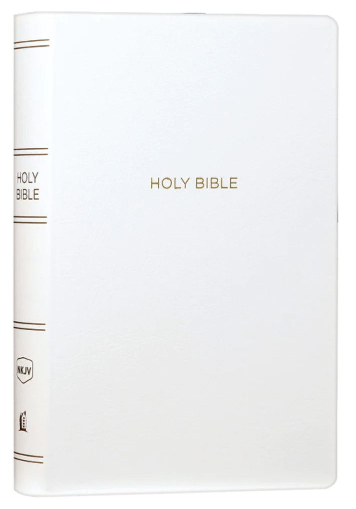 NKJV GIFT AND AWARD BIBLE WHITE (RED LETTER EDITION)