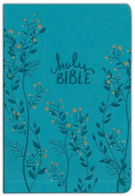 NKJV Giant Print Bible, Teal LeatherSoft, 12.5-Point Type