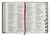 NKJV Reference Bible Super Giant Print Black Thumb Index (Red Letter Edition)