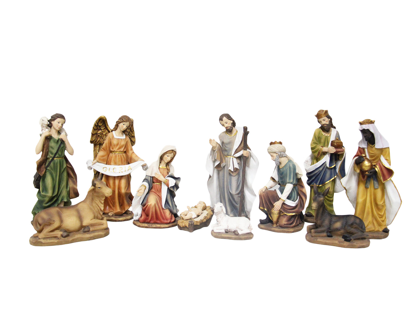 NATIVITY SET RESIN - 11PCS 250MM height