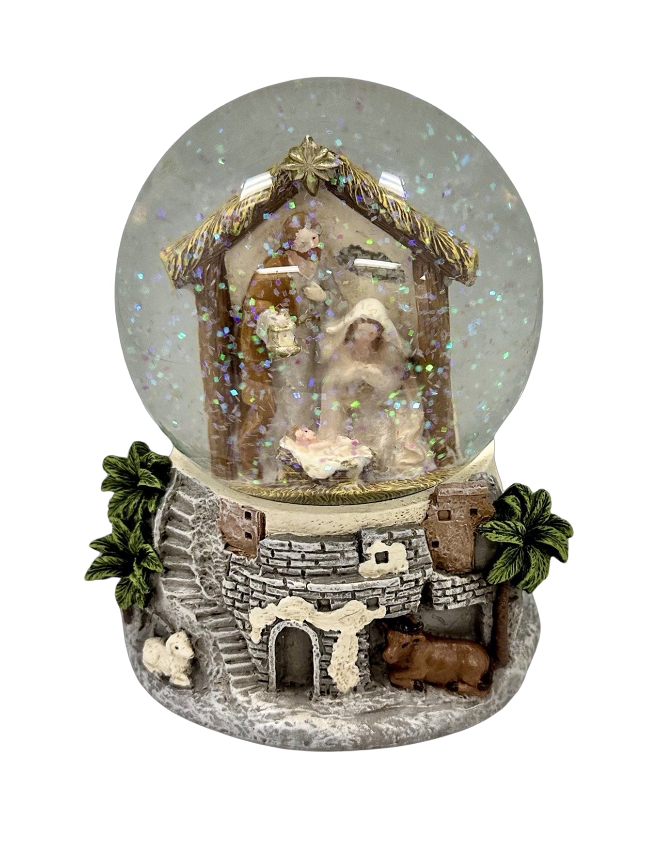 NATIVITY SCENE WATER BALL WITH MUSIC SIZE: 112 X 110 X 145MM