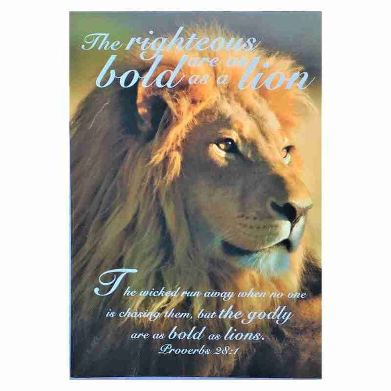 Lion Notepad Notepad - Lion – Shofar Christian Stores