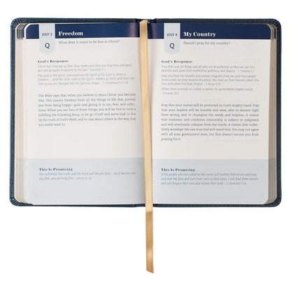 One Minute with God for Students Devotional, Navy Faux Leather Flex cover Imitation Leather – December 9, 2021