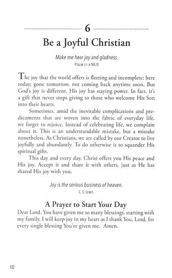 Prayers to Start Your Day