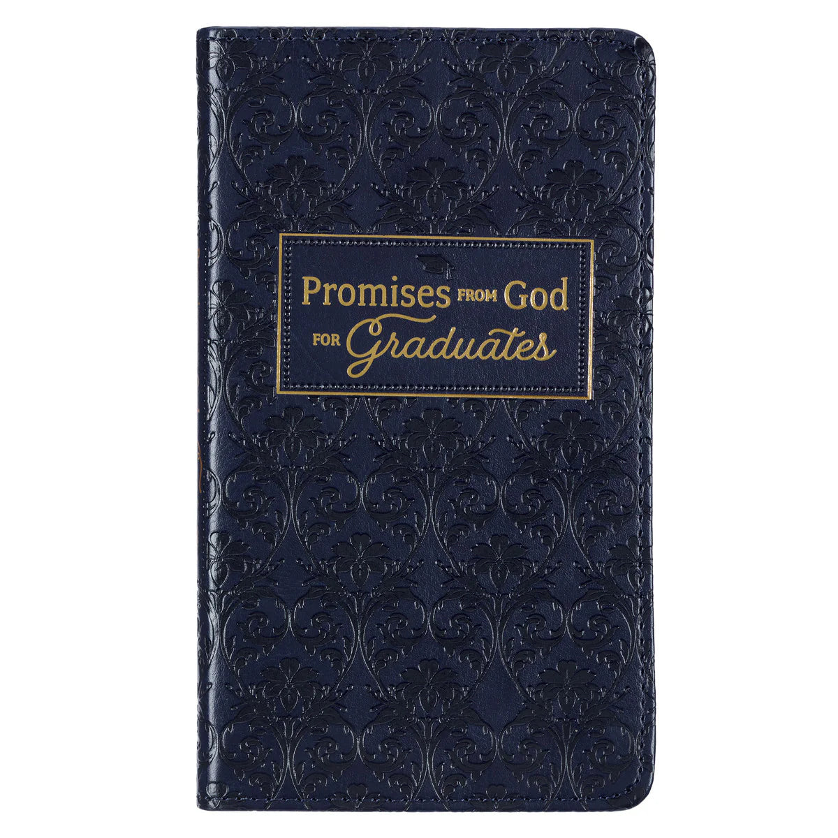 Promises From God for Graduates Navy Faux Leather Gift Book