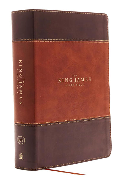 The King James Study Bible, Full-Color Edition, Large Print [Brown]