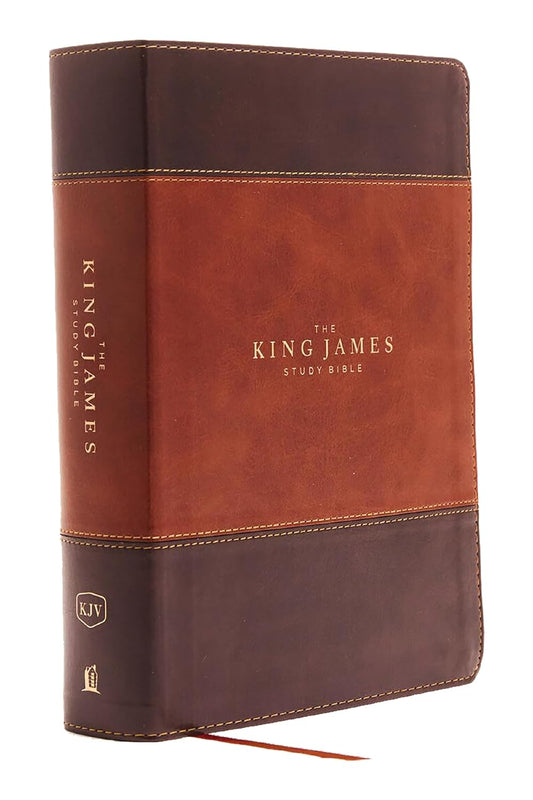 The King James Study Bible, Full-Color Edition, Large Print [Brown]