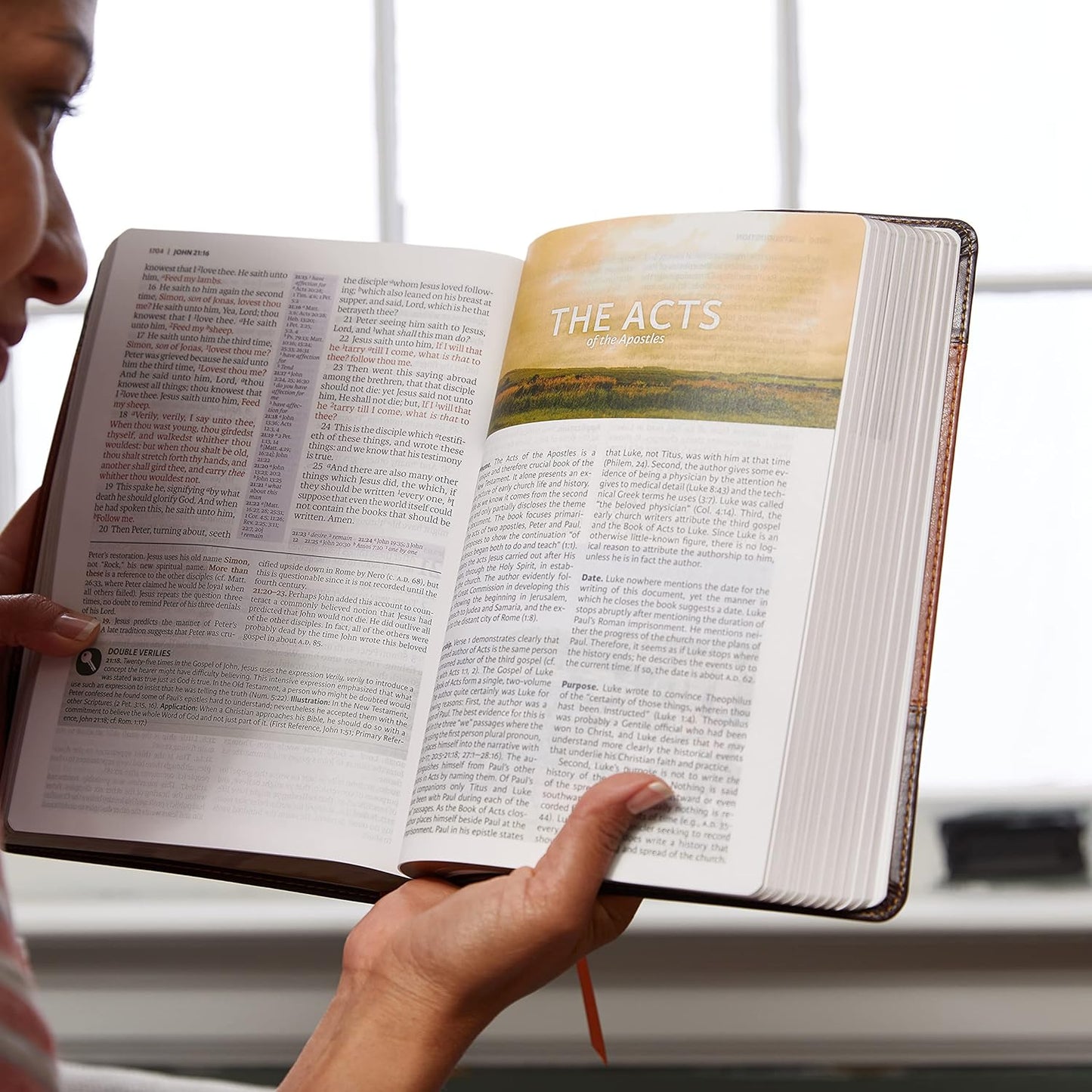 The King James Study Bible, Full-Color Edition, Large Print [Brown]