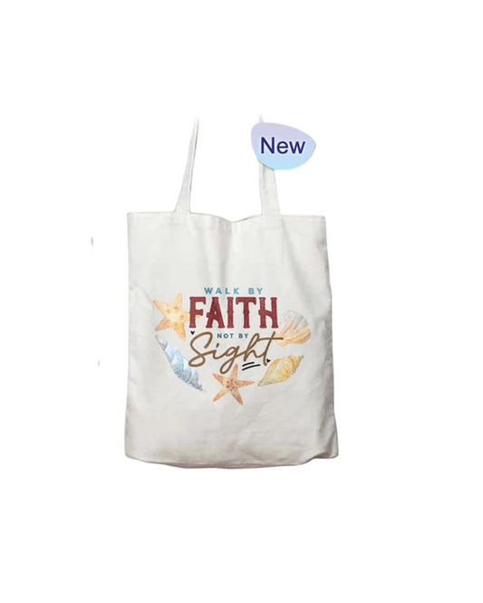 Tote Bag Canvas - Walk by Faith