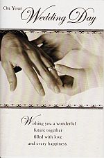 Wedding Card with Ring