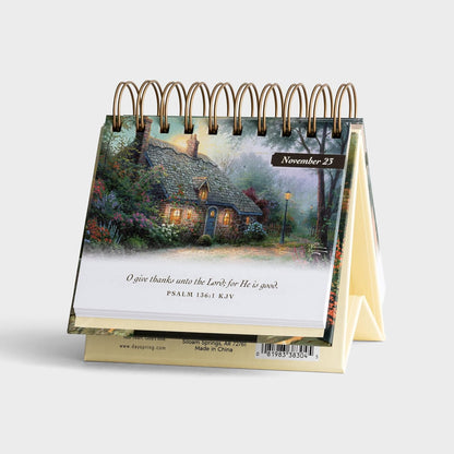Thomas Kinkade Painter of Light — Inspirational Day Brightener Perpetual Calendar