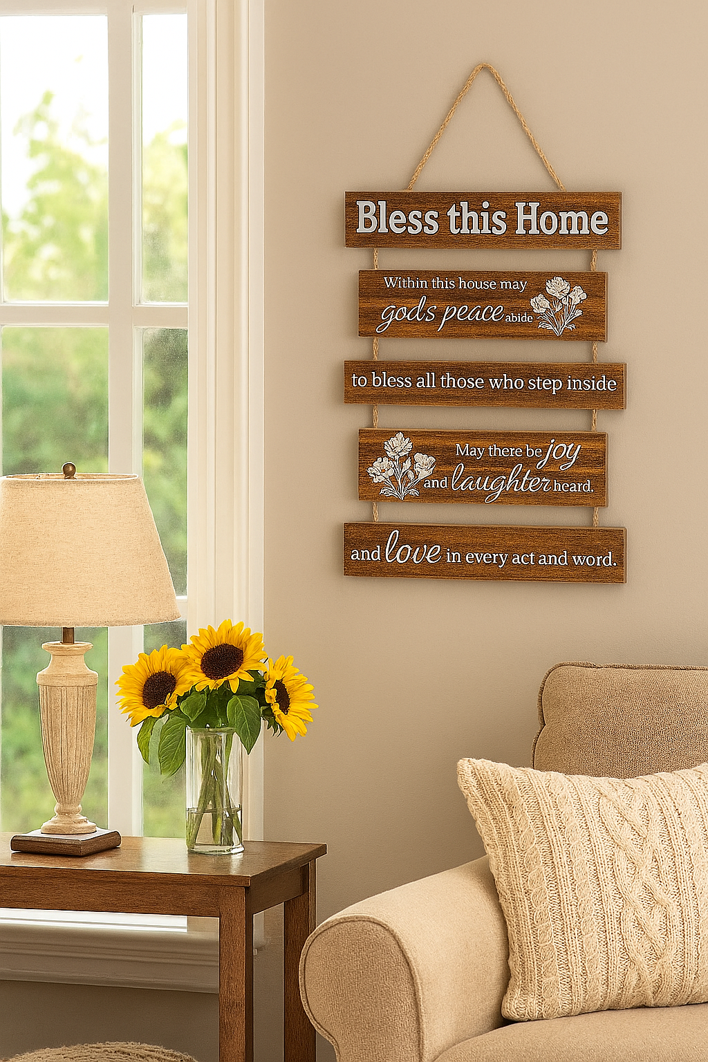 Bless This Home" Wall Decor MDF