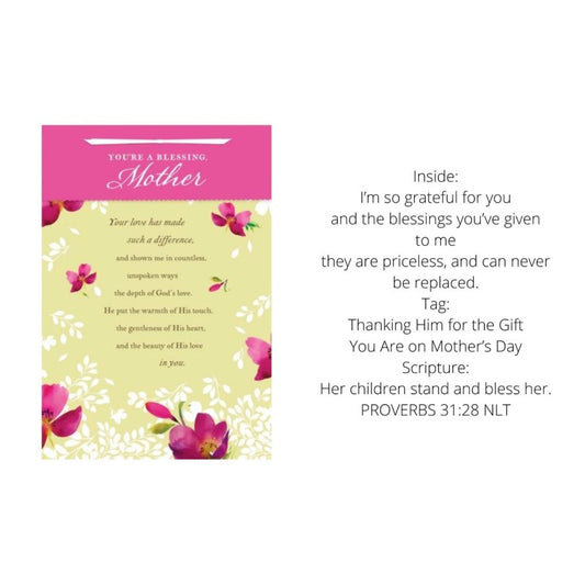 Christian Mother's Card with Bible Scripture's
