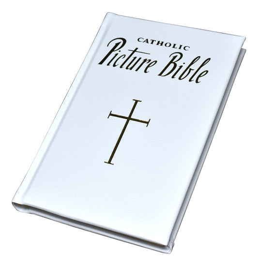 New Catholic Picture Bible — Gift Boxed White | Popular Stories from the Old and New Testaments