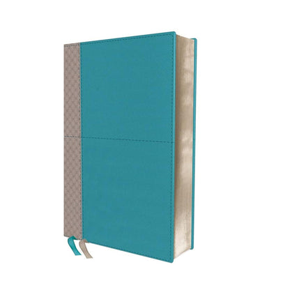 NIV Study Bible, Fully Revised Edition, Teal/Gray, LeatherSoft, Red Letter, Comfort Print