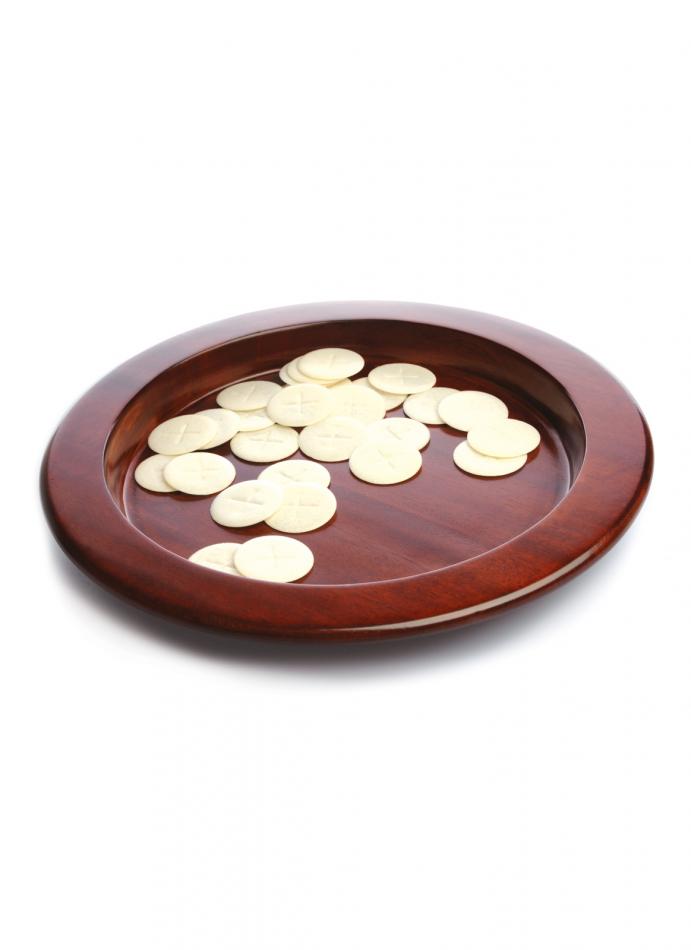 Bread Plate Wooden - Dark