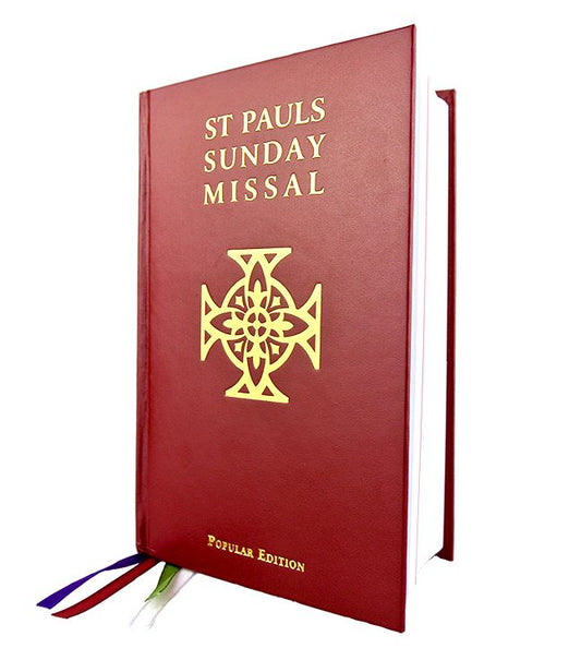 St Pauls Sunday Missal — Popular Edition | Red Hardcover