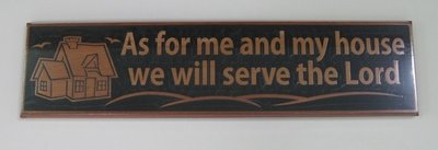 Wooden Plaque As For Me 40cm