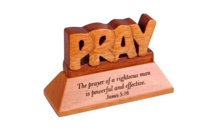 Desk top Plaque-Wooden-Pray