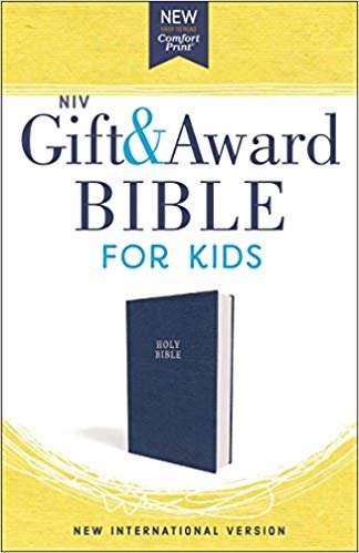 NIV Gift and Award Bible For Kids Blue (Red Letter Edition)