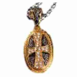 Crusader Jerusalem Cross Necklace - Shofar Christian Store