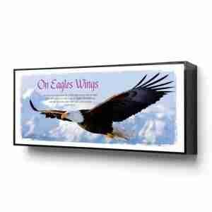 Framed Picture - Eagle Wings - Shofar Christian Store