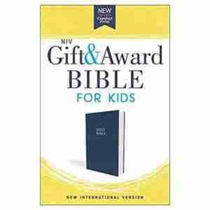 NIV Gift and Award Bible For Kids Blue - Red Letter Edition - Shofar Christian Shop