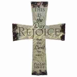 Resin Cross – This Is The Day - Shofar Christian Shop