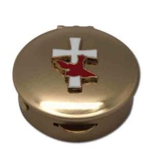Pyx Small with Dove and Cross