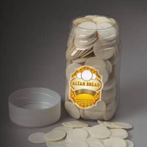 Wafers Bread- 500 Jar (Communion Wafer 35mm) .his white communion altar bread measures 35mm in diameter. It comes in a jar of 500.