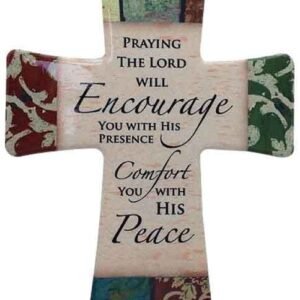 Cross Porcelain - Praying the Lord will Encourage